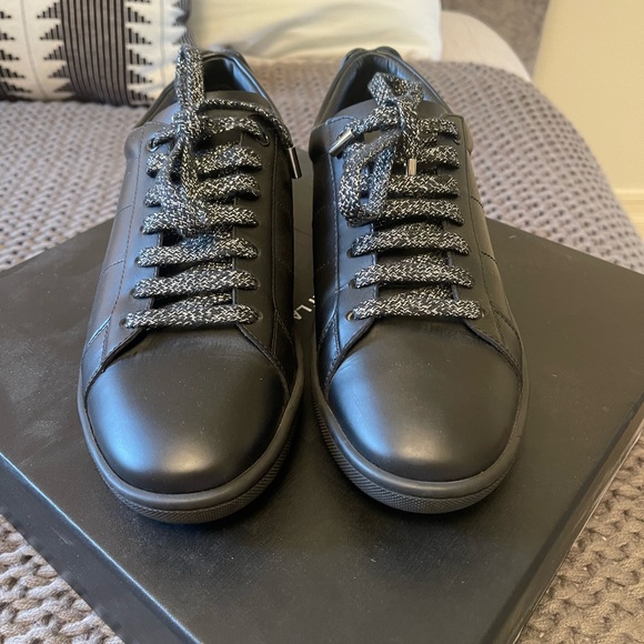SAINT LAURENT BLACK TENNIS SHOES -LIGHTLY WORN- STILL BRAND NEW. SIZE 9 - Picture 3 of 5